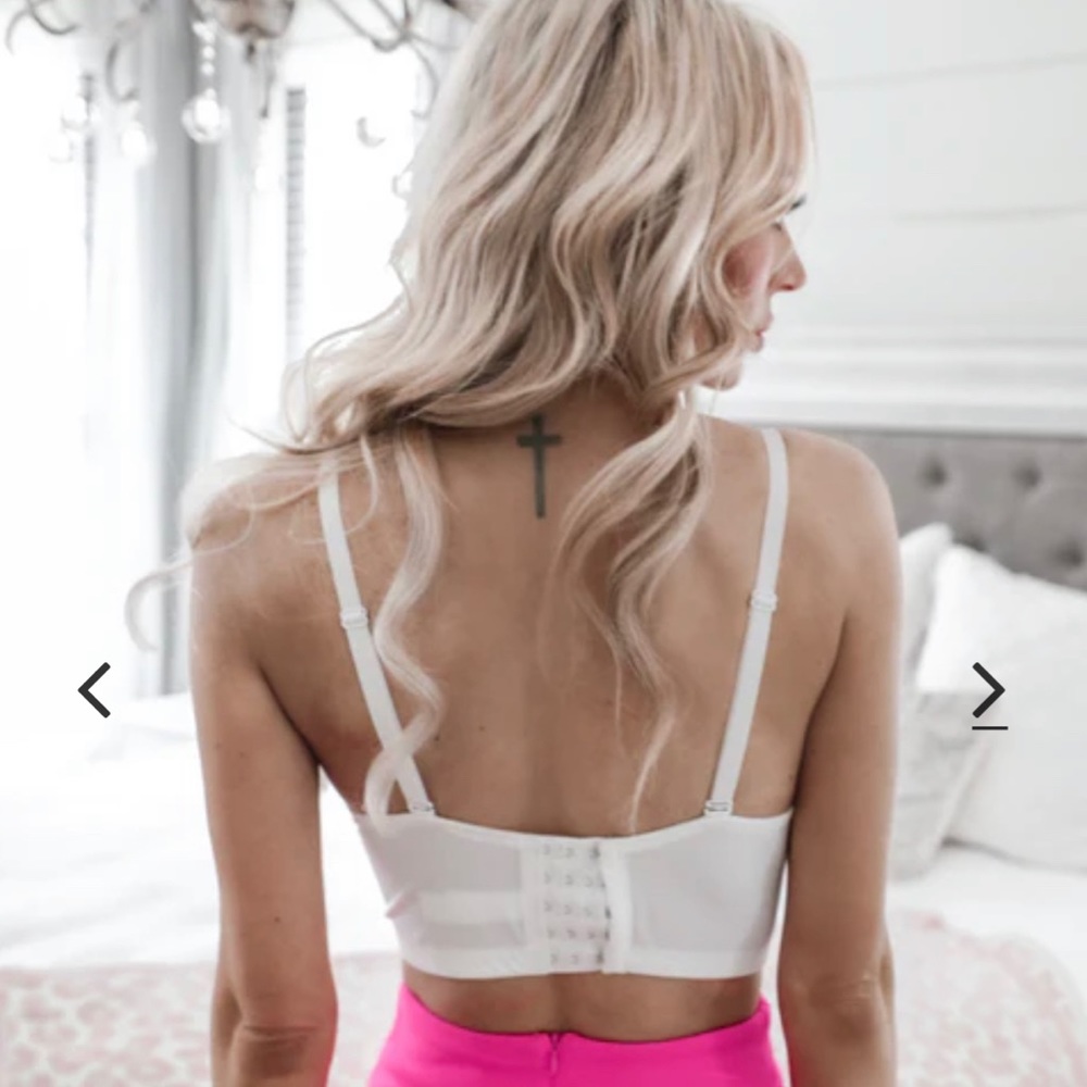 🤍White Rhinestone Bustier🤍 - Picture 5 of 5